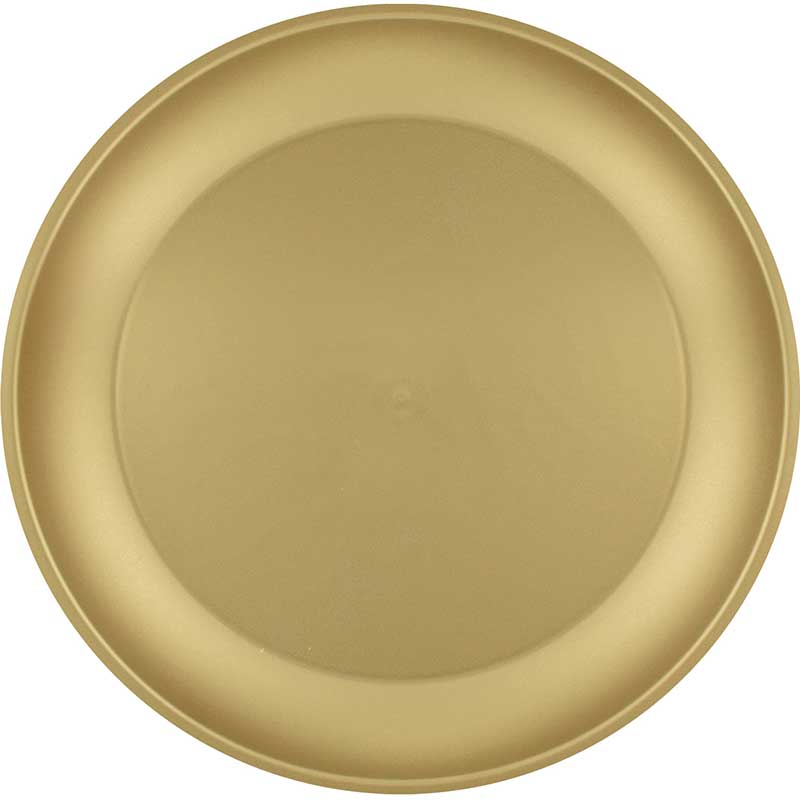 21cm GOLD REUSABLE PLATE