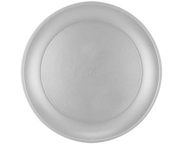21cm SILVER REUSABLE PLATE