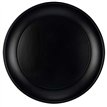 21cm BLACK REUSABLE PLATE