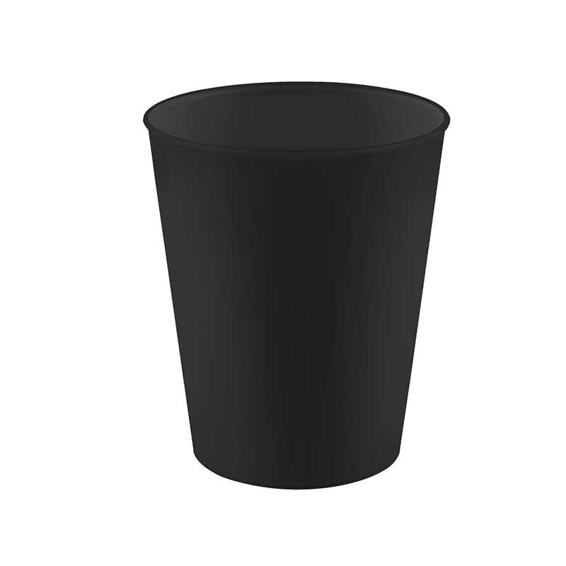250ml BLACK REUSABLE CUP