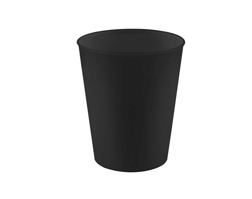 250ml BLACK REUSABLE CUP