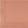 20PK 33cm ROSE GOLD 3-PLY PAPER NAPKINS