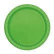 8PK 7in LIME GREEN PLATES