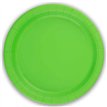 8PK 23cm LIME GREEN PAPER PLATES