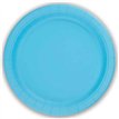 8PK 23cm LIGHT BLUE PAPER PLATES