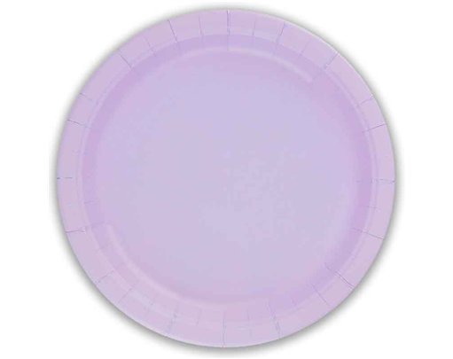 8PK 23cm LAVENDER PAPER PLATES