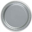 8PK 23cm SILVER PAPER PLATES