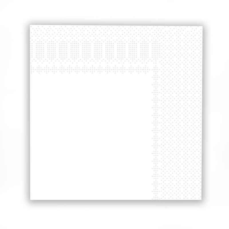 16PK 33cm WHITE NAPKINS