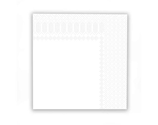 16PK 33cm WHITE NAPKINS