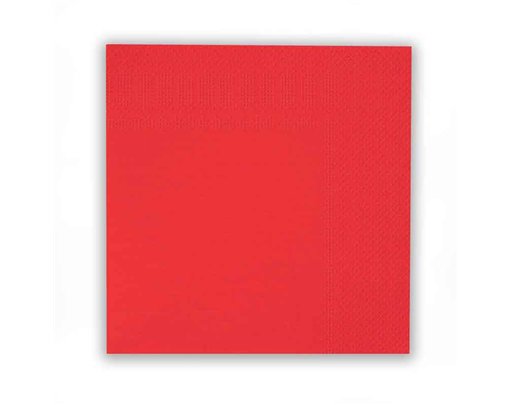 16PK 33cm RED NAPKINS