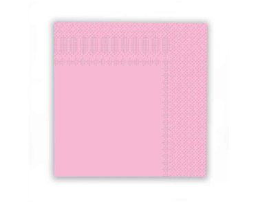 16PK 33cm LIGHT PINK NAPKINS