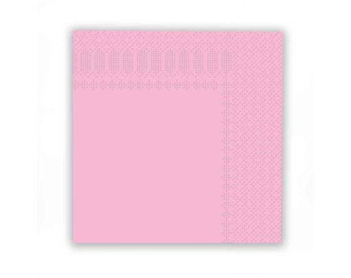 16PK 33cm LIGHT PINK NAPKINS