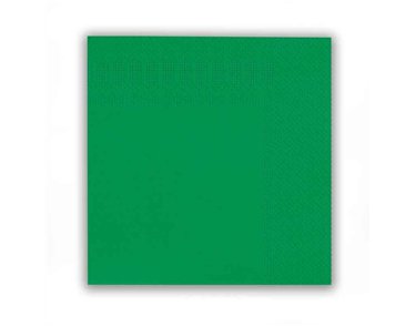 16PK 33cm EMERALD GREEN NAPKINS