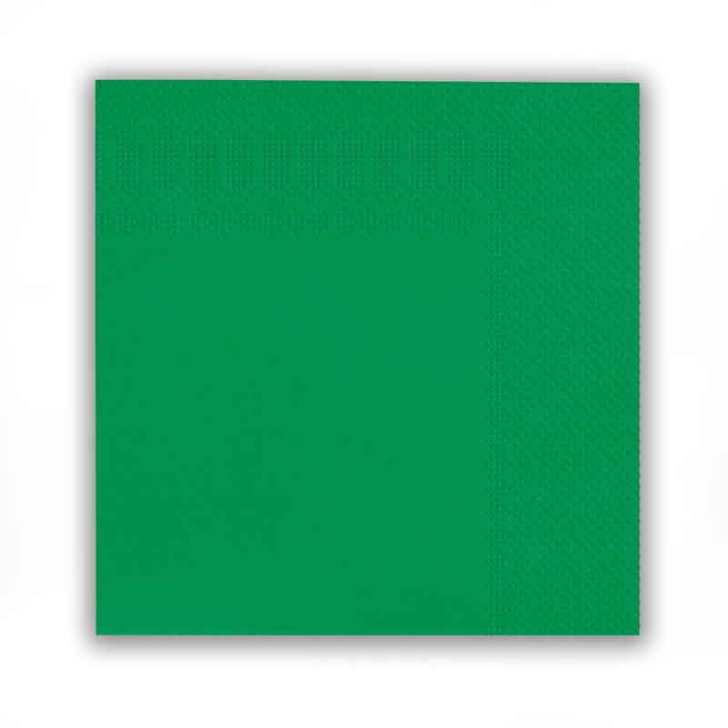16PK 33cm EMERALD GREEN NAPKINS