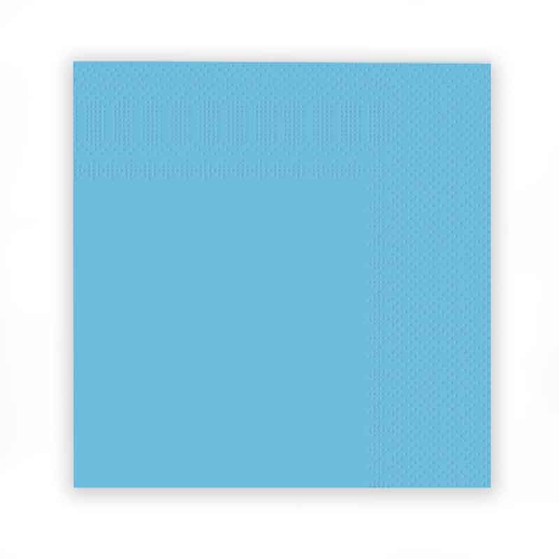 16PK 33cm LIGHT BLUE NAPKINS