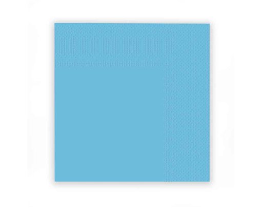 16PK 33cm LIGHT BLUE NAPKINS