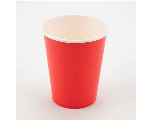 8PK 9oz RED PAPER CUPS