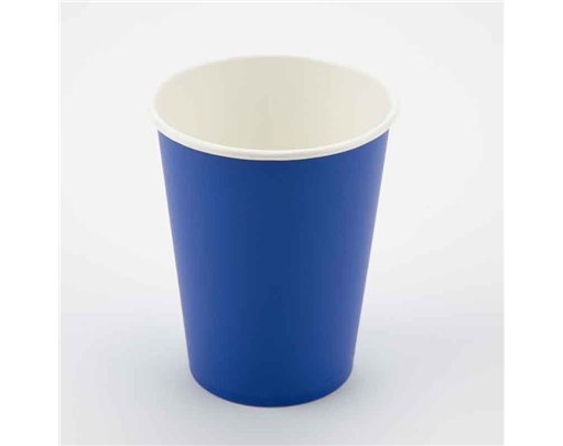 8PK 9oz ROYAL BLUE PAPER CUPS