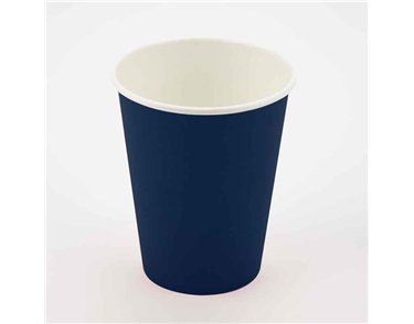 8PK 9oz NAVY BLUE PAPER CUPS