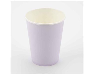 8PK 9oz LAVENDER PAPER CUPS