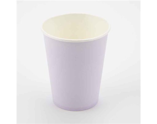 8PK 9oz LAVENDER PAPER CUPS