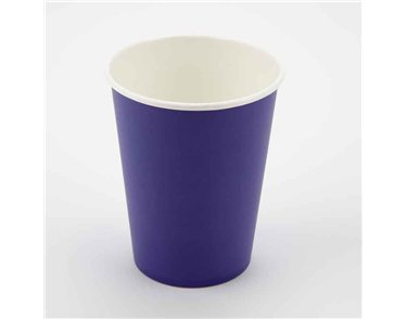 8PK 9oz PURPLE PAPER CUPS