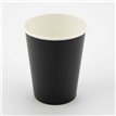 8PK 9oz BLACK PAPER CUPS