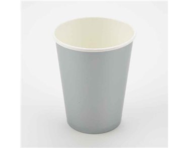 8PK 9oz SILVER PAPER CUPS
