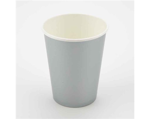 8PK 9oz SILVER PAPER CUPS
