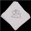 (15) 60TH ANNIVERSARY SILVER FOIL NAPKINS