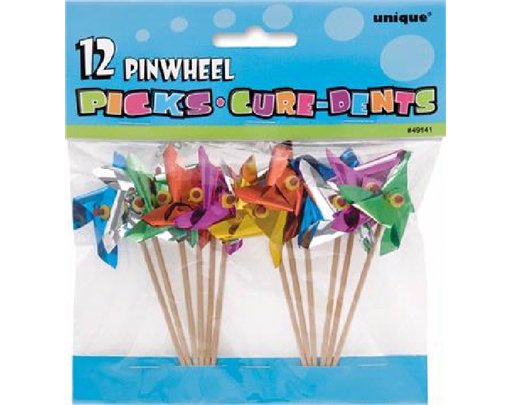 (12) 4IN PINWHEEL PICKS