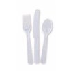 (18) ASST CLEAR CUTLERY