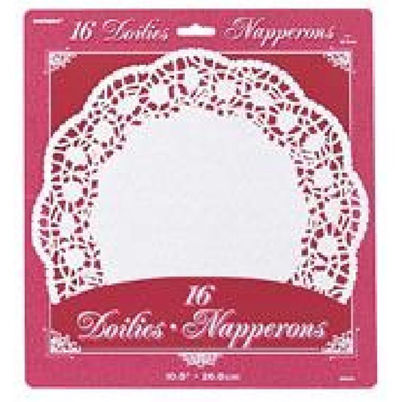 (16) 10.5IN WHITE DOILIES
