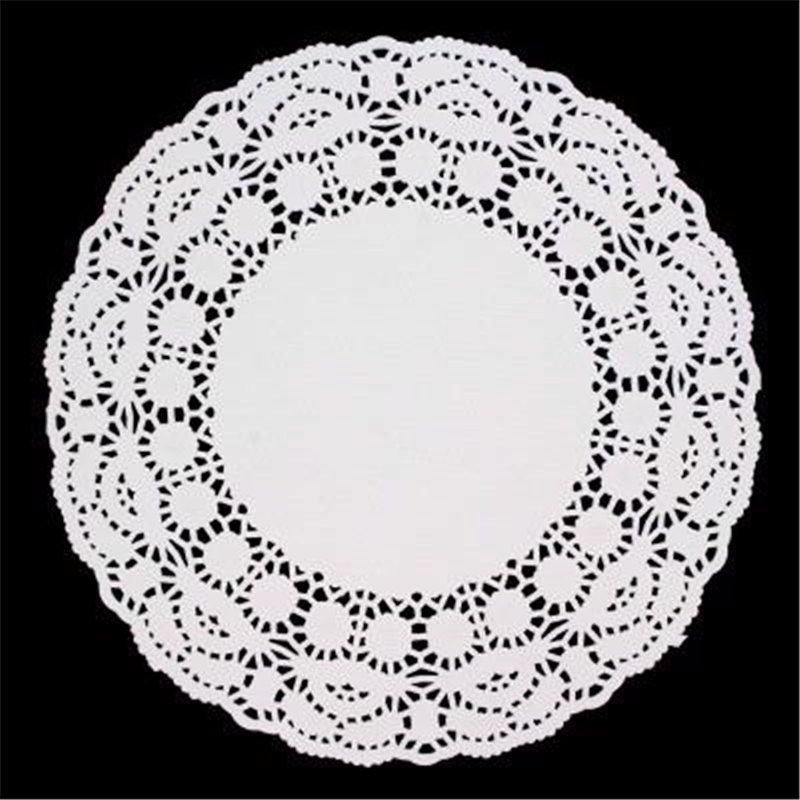 (28) 8.5IN WHITE DOILIES
