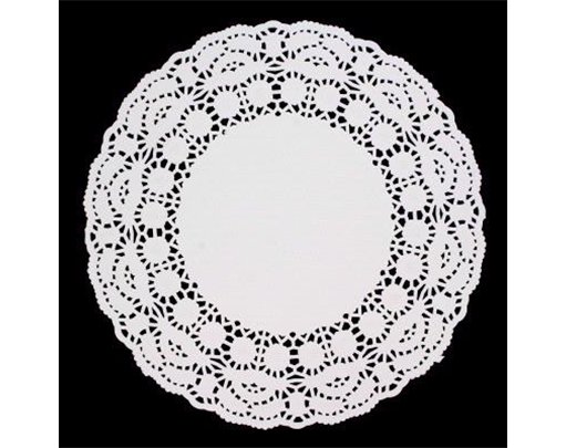 (28) 8.5IN WHITE DOILIES