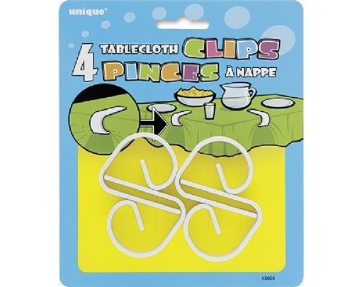 (4) TABLECLOTH CLIPS