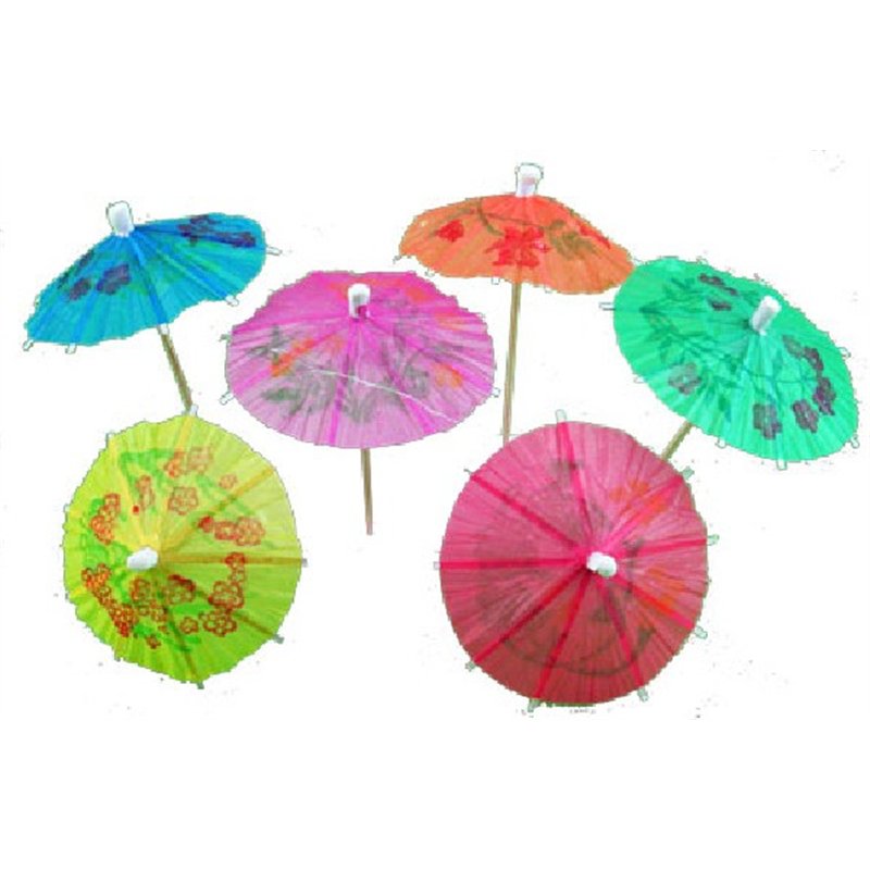 (10) ASST PAPER PARASOLS