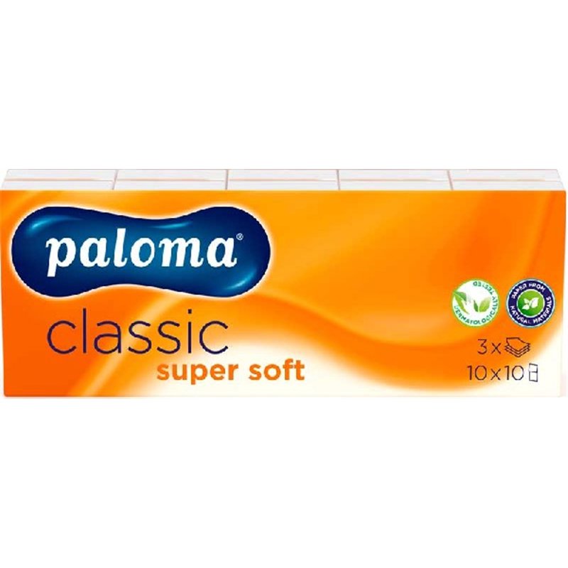 (10X10) 3PLY WHITE POCKET TISSUES 30S
