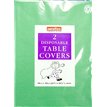 (2) 90CM DARK GREEN SQUARE PAPER TABLECOVERS