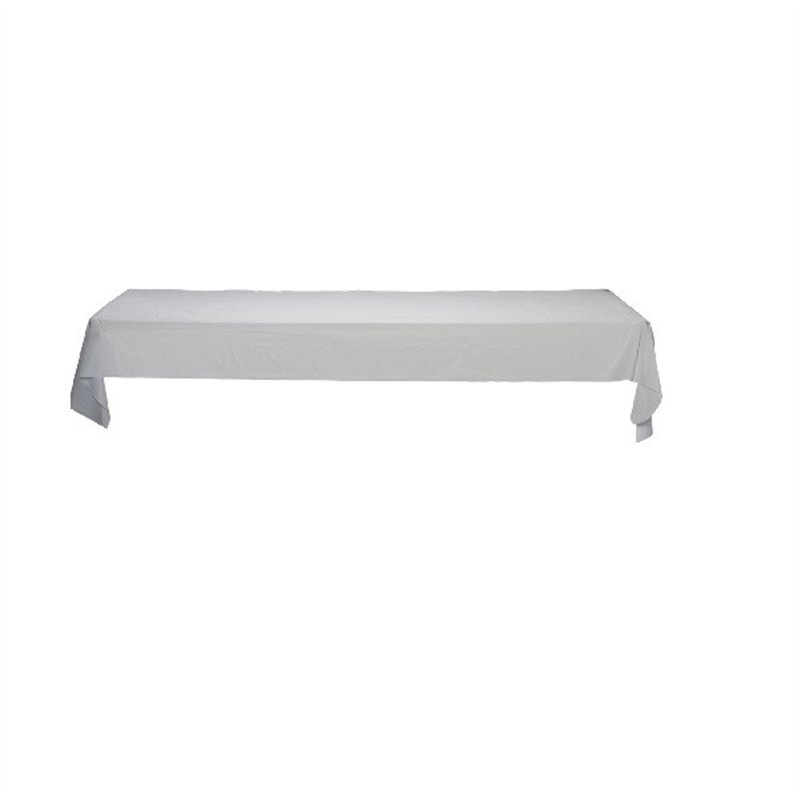 1M x 76M WHITE PLASTIC JUMBO TABLEROLL