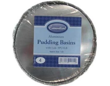 (4) 1LB SILVER PUDDING BASIN