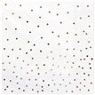 20PK 33x33cm DOTS WHITE NAPKINS