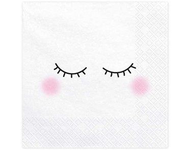 20PK 33x33cm FACE NAPKINS