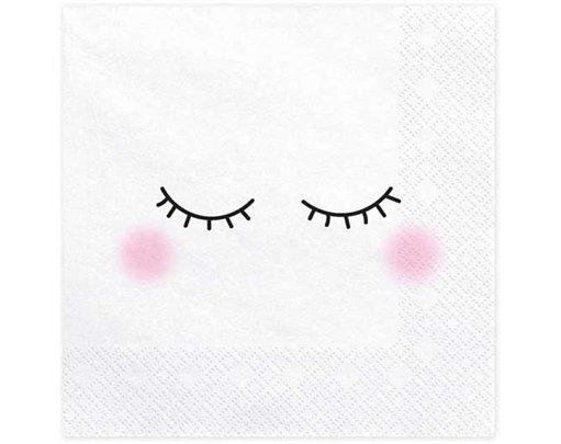 20PK 33x33cm FACE NAPKINS