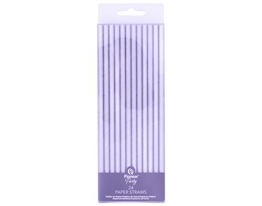 24PK IRIDESCENT PAPER STRAWS