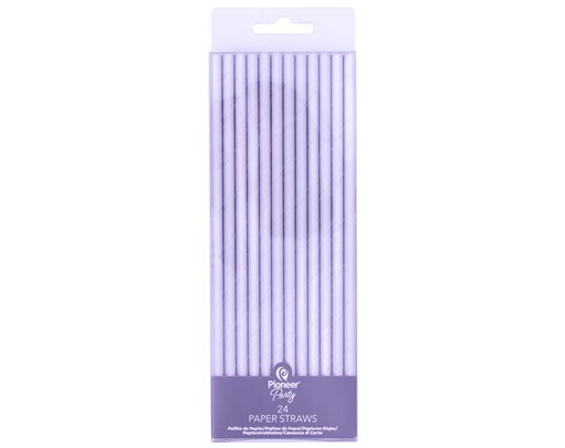 24PK IRIDESCENT PAPER STRAWS