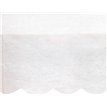 54x108in WHITE SCALLOPED PAPER TABLE COVER