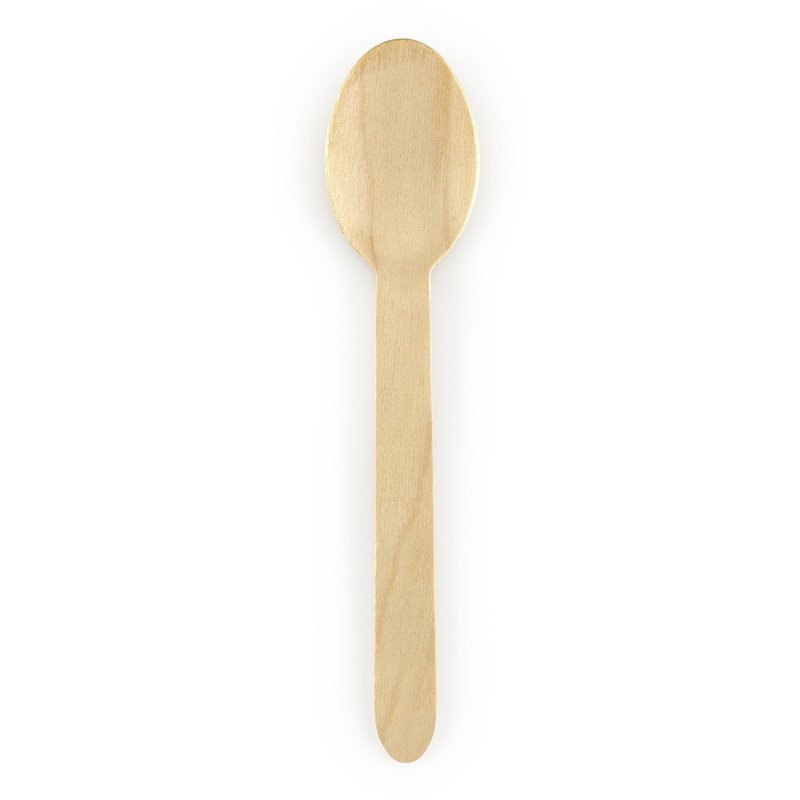 100PK WOODEN SPOONS