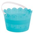 SCALLOPED CARIBBEAN PLASTIC BUCKET