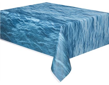 54x108in OCEAN WAVES PATTERN TABLECOVER